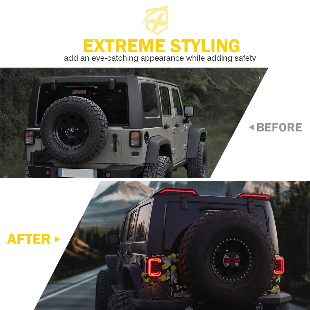 High Mount Jeep Brake Light for 07-18 Jeep Wrangler 2 Door product image