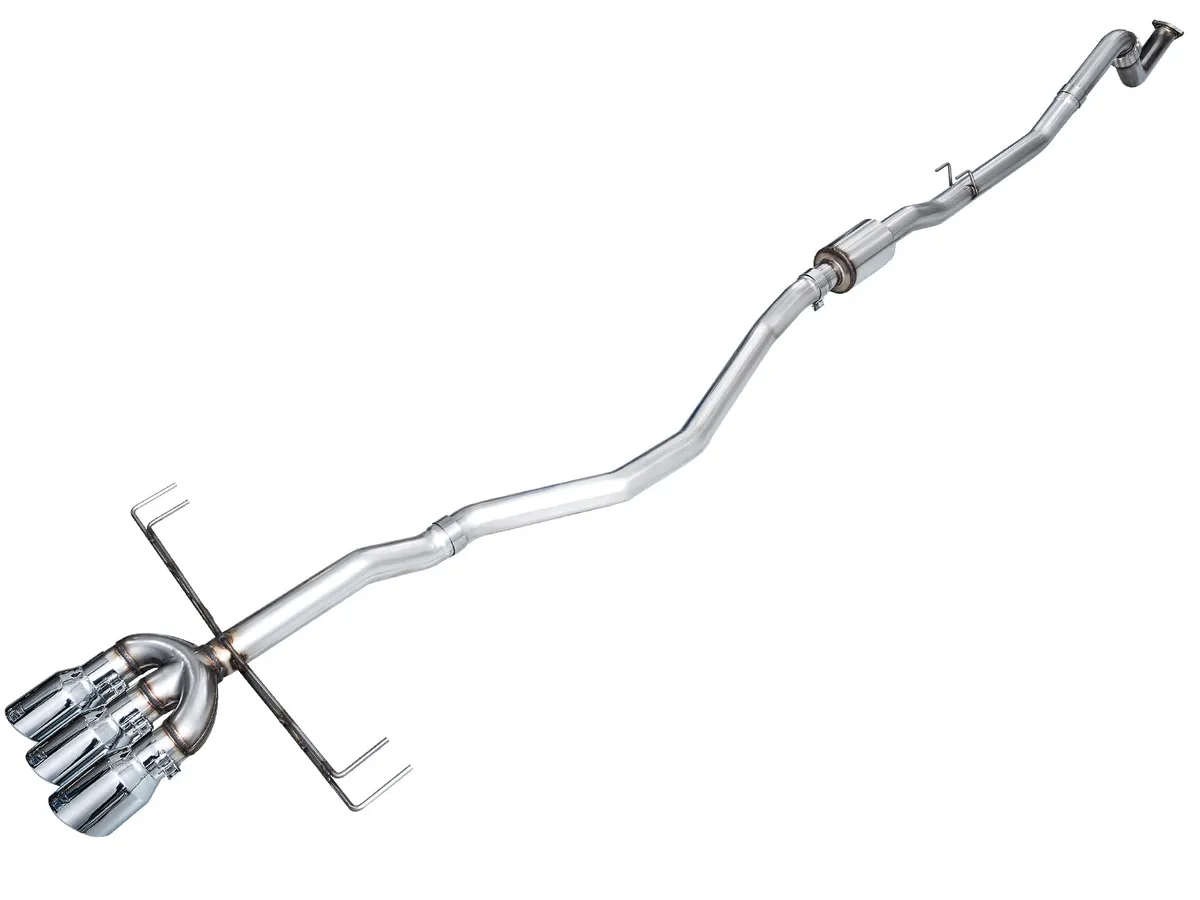 AWE Track Edition Exhaust for DE5 Integra Type-S - Triple Chrome Silver Tips product image