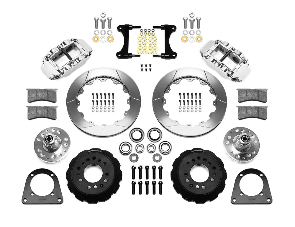 Wilwood FNSL6R Front Hub Kit 12.88in Polished TCI-IFS 71-78 Pinto Based product image