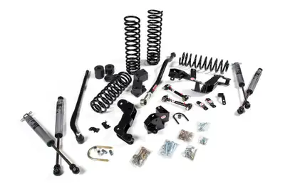 JKS 2007-2018 Jeep Wrangler JK J-Kontrol 2 Door 3.5 Inch Lift Kit w/ Fox Adventure Series Shocks JSPEC