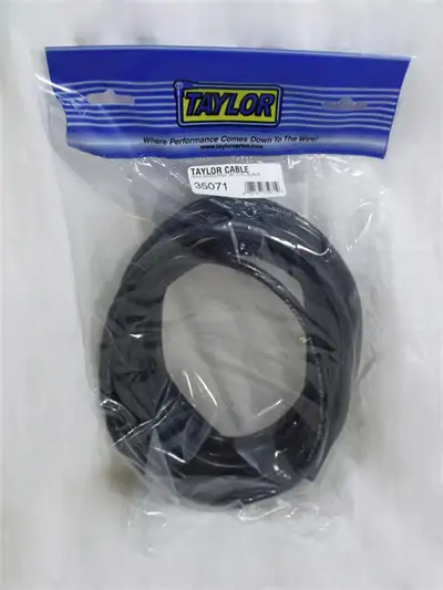 Taylor Cable Taylor Cable 8mm Spiro-Pro 30 ft. Coil Black