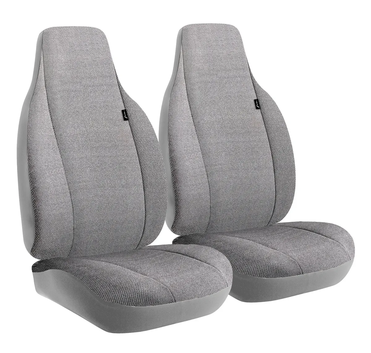 Wrangler™ Semi-Custom Solid Seat Cover; Gray; Bucket Seats; Adjustable Headrests; product image