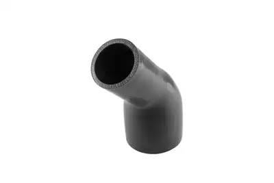 Turbosmart Silicon Hose 45 Reducer Elbow 2.00 -3.00 Black