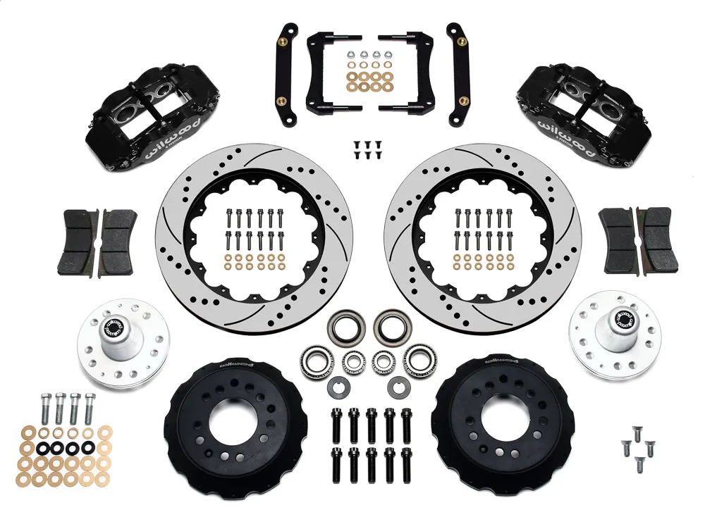 1970 - 1978 Buick, Cadillac, Chevrolet, GMC, Oldsmobile, Pontiac Forged Narrow Superlite 6R Big Brake Front Brake Kit (Hub) - 140-10486 product image