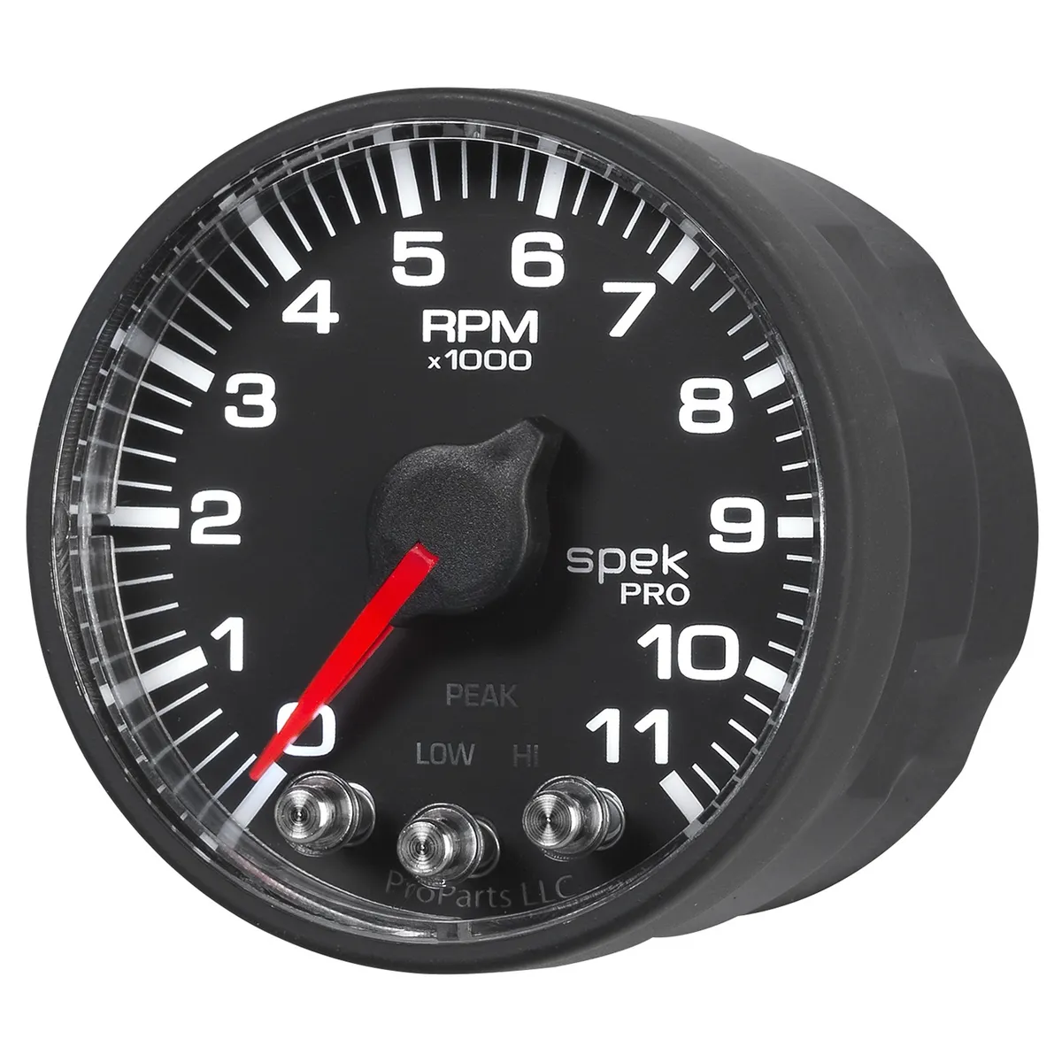 Gauge, Tach, 2 1/16", 11k RPM, w/ Shift Light & Peak Mem, Blk, Spek-Pro product image