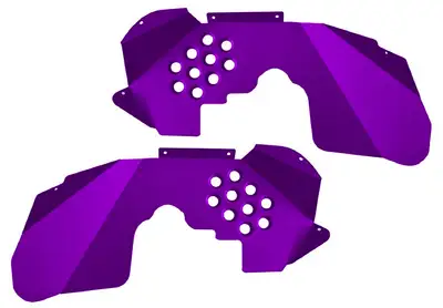 Steinjager Steinjäger Fenders Wrangler JK 2007-2018 Inner Front, Fits Falcon Shocks Sinbad Purple