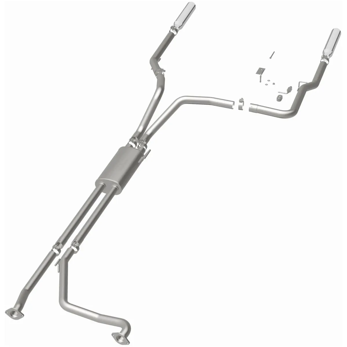 MagnaFlow 2007-2015 Nissan TITAN 5.6L Street Series Cat-Back Performance Exhaust System 15582 product image