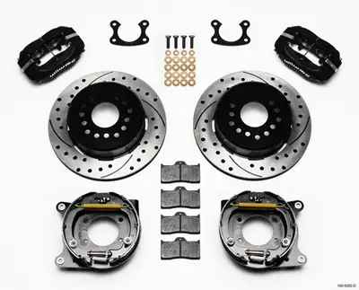 Wilwood Brakes Wilwood FDLI PS Park Brake Kit Drilled Small Ford 2.50in Offset