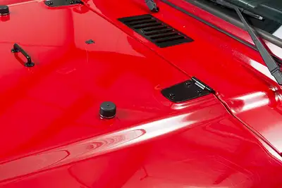 Kentrol Jeep TJ Hood Kit Without Hood Catch 98-06 Wrangler TJ Powdercoat Black Kentrol