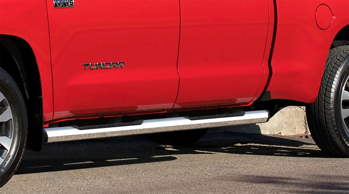 OCTA Series Nerf Bar; Aluminum; Premium Chrome Finish; product image