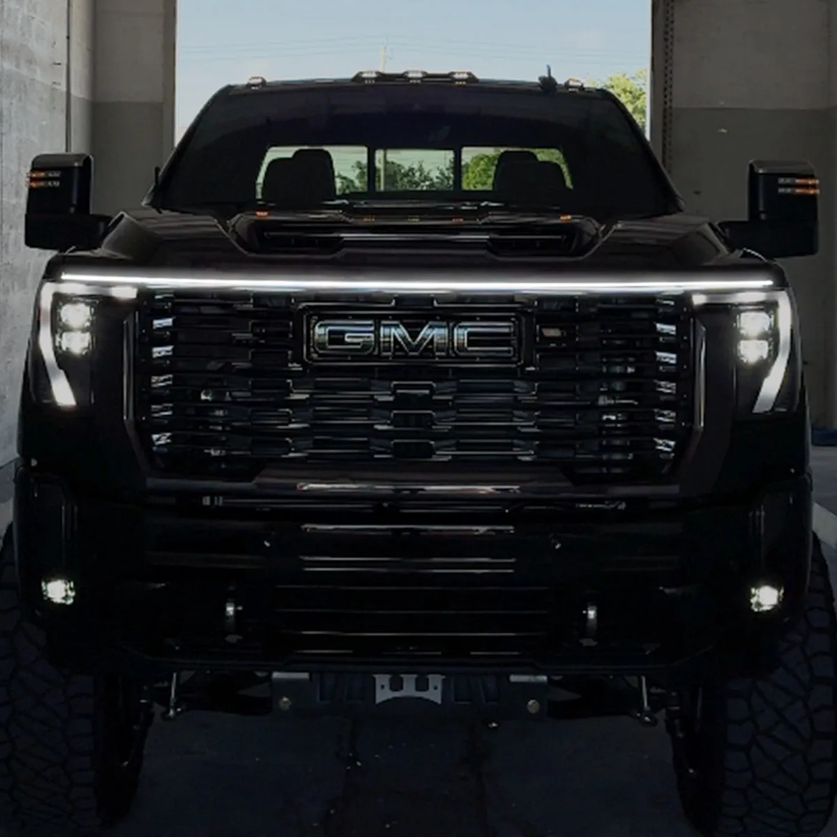 Recon High Powered White LED Under Hood DRL Light Strip With Start-Up Sequence in 59 Length product image