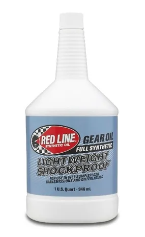 Gear Oil Synthetic Lightweight Shockproof 1 Quart Red Line Oil product image