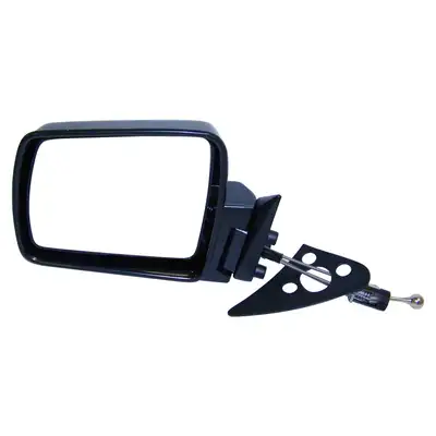 Crown Automotive Jeep Replacement Crown Automotive Jeep Replacement 55034123 Left Manual Remote Folding Mirror for 1984-1996 XJ Cherokee, MJ Comanche, Black