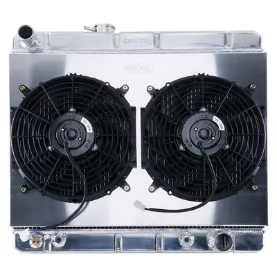 COLD-CASE Radiators 64-67 GTO W/O AC HO/SD 1.25 Inch Radiator KIT Automatic Transmission Cold Case Radiators