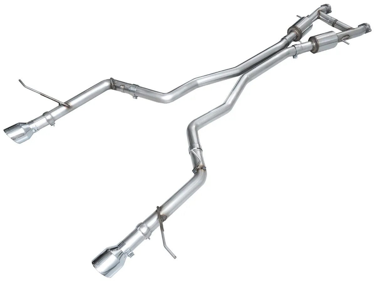 AWE Track Edition Exhaust for Dodge Durango 3.6 / 5.7 - Chrome Silver Tips product image