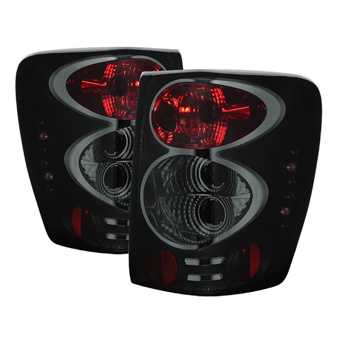 Jeep Grand Cherokee 99-04 Euro Style Tail Lights - Black Smoke product image