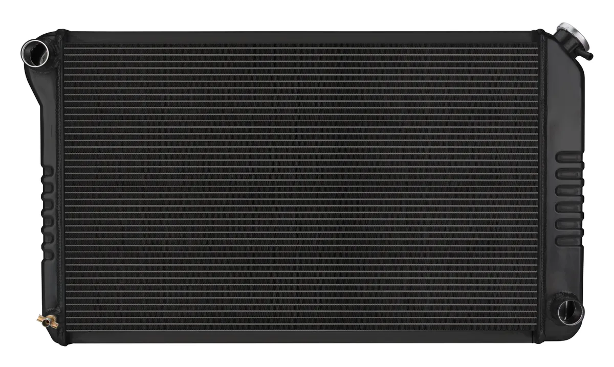 66-67 GTO Without AC Manual Aluminum Radiator Black Night Rider Series Cold Case Radiators product image