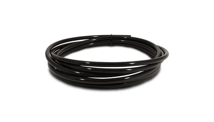 Polyethylene Vacuum Tubing; 0.375 in. OD; 1.6MM Wall Thickness; 3 in. Maximum Bend Radius; 10 ft. Length; 200 PSI Maximum Operating Pressure; Black; product image
