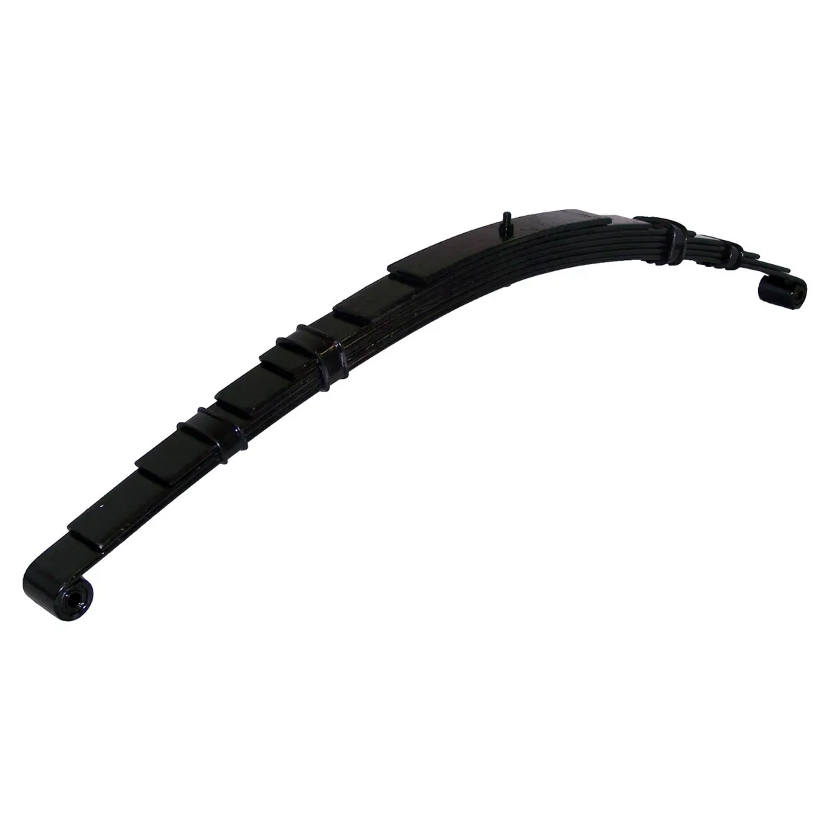 Crown Automotive Jeep Replacement 1945-1949 CJ-2A CJ Rear; 9 Leaf; Bushings are pressed in both ends 1949-1953 CJ-3A CJ Rear; 9 Leaf; Bushings are pressed in both ends 1953-1968 CJ-3B CJ Rear; 9 Leaf; Bushings are pressed in both ends