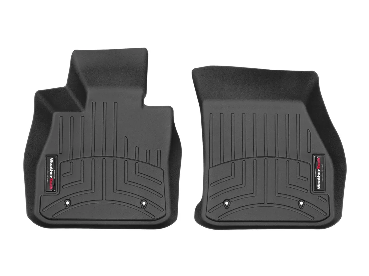Weathertech Black Front FloorLiner Mini Clubman F54 2016 + Fits Automatic and Manual Transmission