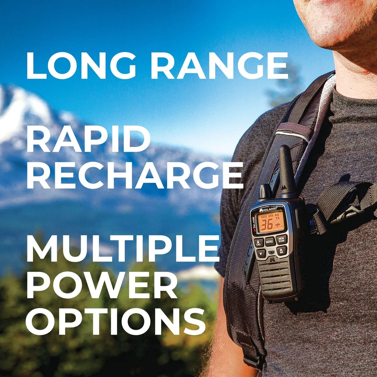 T77 X-Talker® FRS Walkie Talkie Bundle with Case - T77VP5 product image