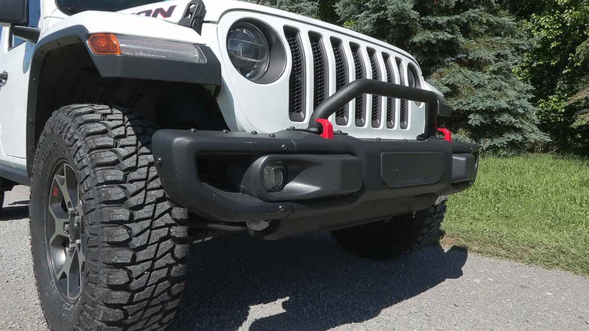 Black Matte Finish;Steel Construction;Bar is 2 in outside diameter;Installs as an accessory to the Factory Modular Steel Bumper product image