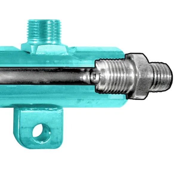 2004.5-2010 GM 6.6L Duramax Ported Fuel Rail Fitting PPE product image