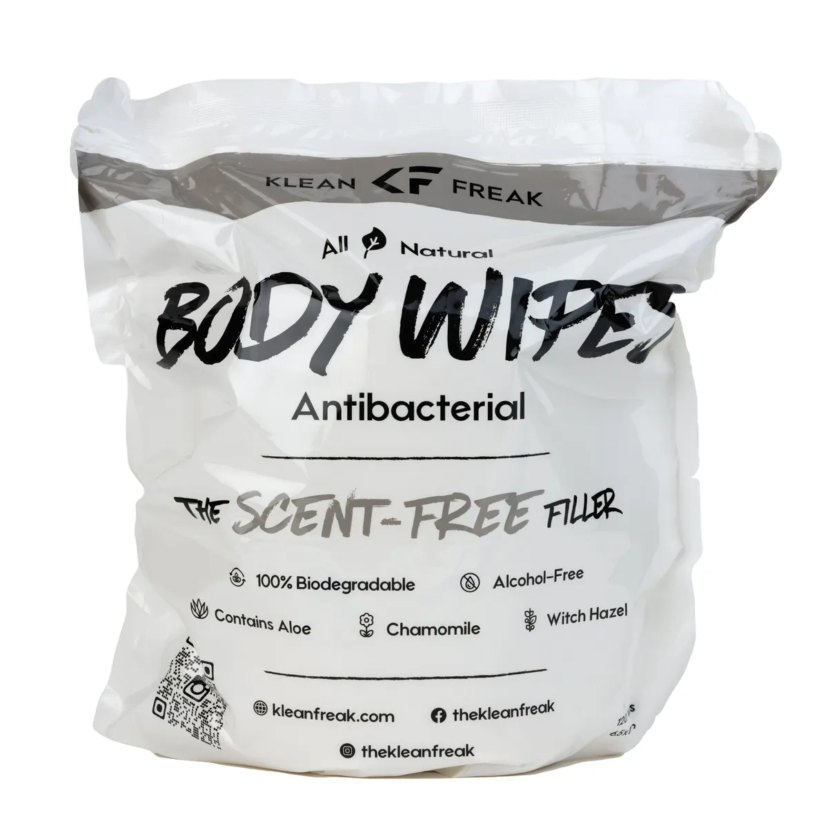 Klean Freak The Filler Antibacterial Body Wipes - Citrus product image