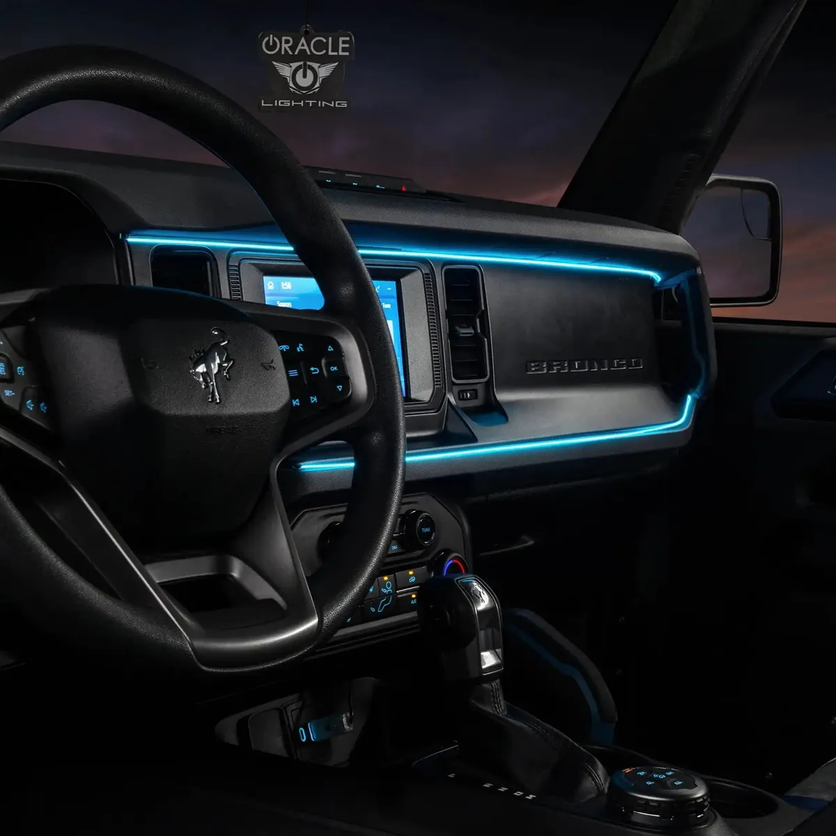 2021-2025 Ford Bronco Dynamic ColorSHIFT LED Dash Kit - USB Plug & Play Interior Lighting product image