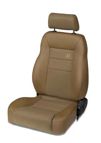 Bestop Spice Trailmax II Seats Trailmax II Pro Seat, Passenger Side, Front, Center Fabric Insert Jeep 76-06 Cj7 & Wrangler; 97-02 Req. Adapter 51256; 03-06 Req. Adapter 51245 Drvr/51248 Psngr