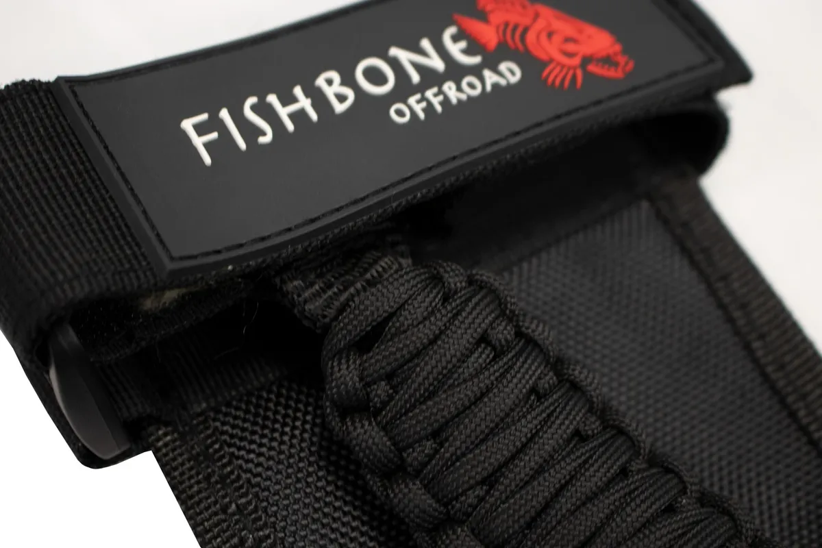 Fishbone Offroad Black Paracord Grab Handles w/ Three Straps FB55279 product image