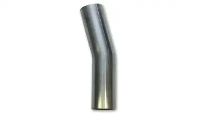 Vibrant Performance 15 Degree Stainless Steel Bend; 4 in. Tube OD; 6 in. Centerline Radius; 5 in. Leg Length From Tangent;