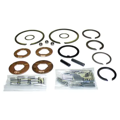 Crown Automotive Jeep Replacement 1976-1979 CJ-5 CJ w/ T150 Transmission. Kit includes: Snap Rings Washers Pins Rollers and Chrome Balls 1976-1979 CJ-7 CJ w/ T150 Transmission. Kit includes: Snap Rings Washers Pins Rollers and Chrome Balls