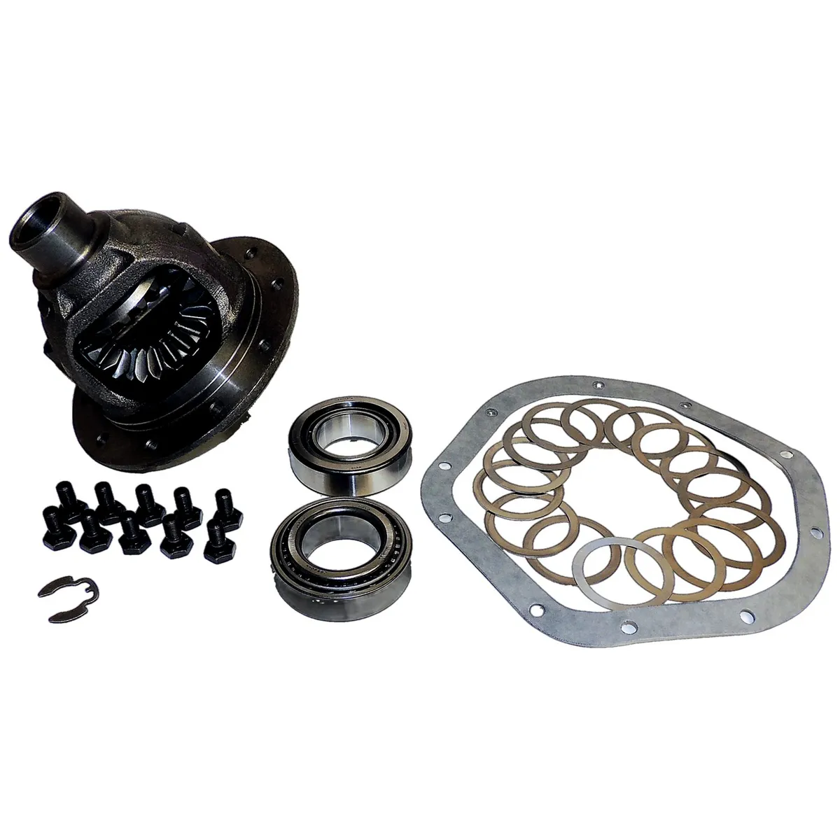 Differential Case Assembly; Incl. Differential Case w/Gear Set; Bearing Set; Shim Set; Ring Gear Bolts and Cover Gasket; For Use w/Dana 44; product image