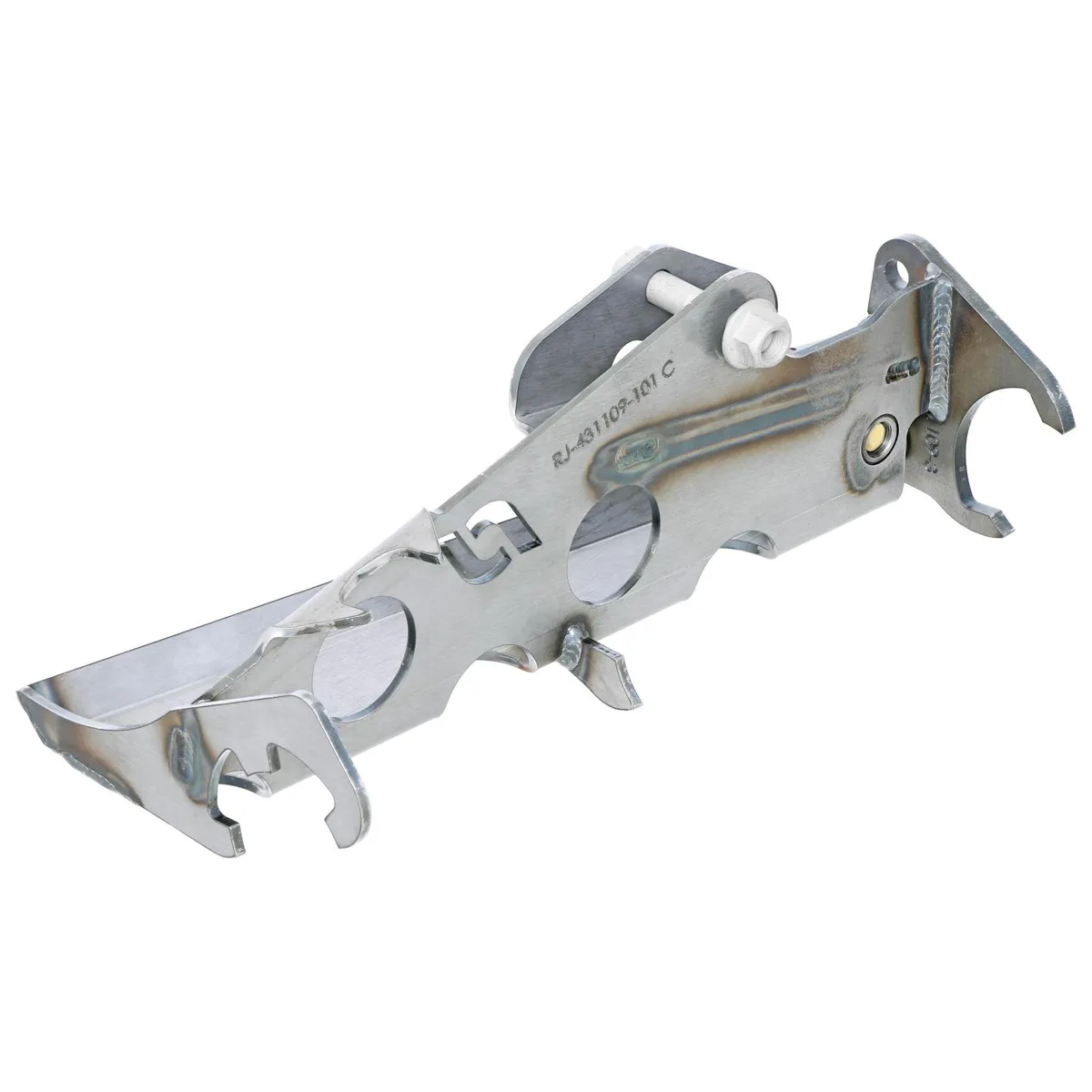 Currectlync Wrangler JK High Steer Front Trac Bar Relocation And Ram Assist Steering Mount Axle Bracket RockJock 4x4 product image