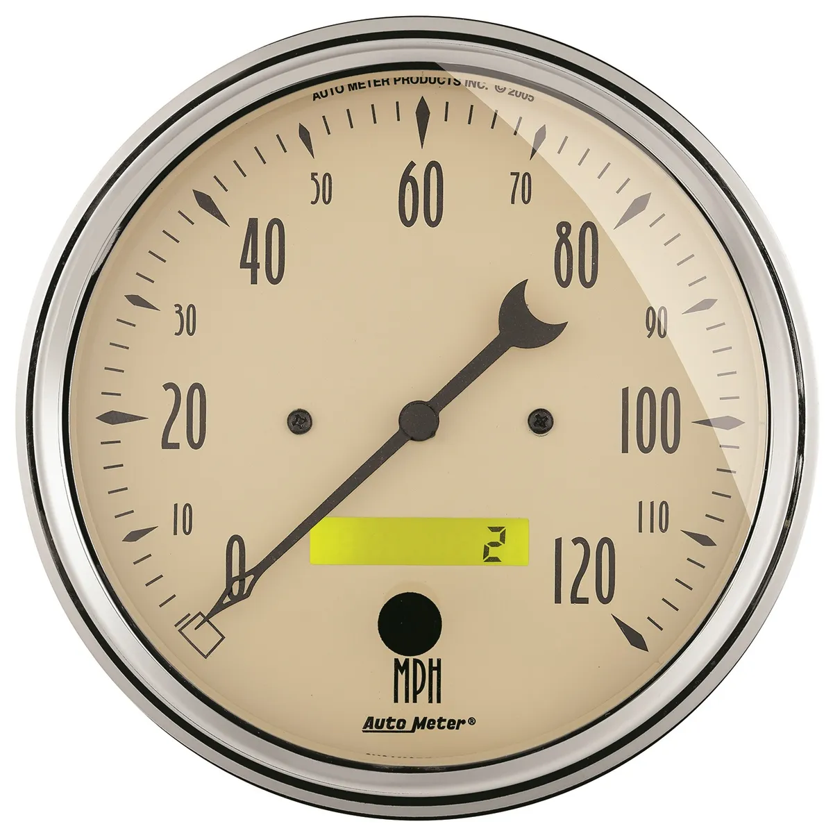 2 Pc. Gauge Kit, 5 In. Quad & Speedometer, 240-33 o, Antique Beige product image