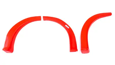 FiveStar MD3 Wheel Flares Dirt Fluorescent Red Right