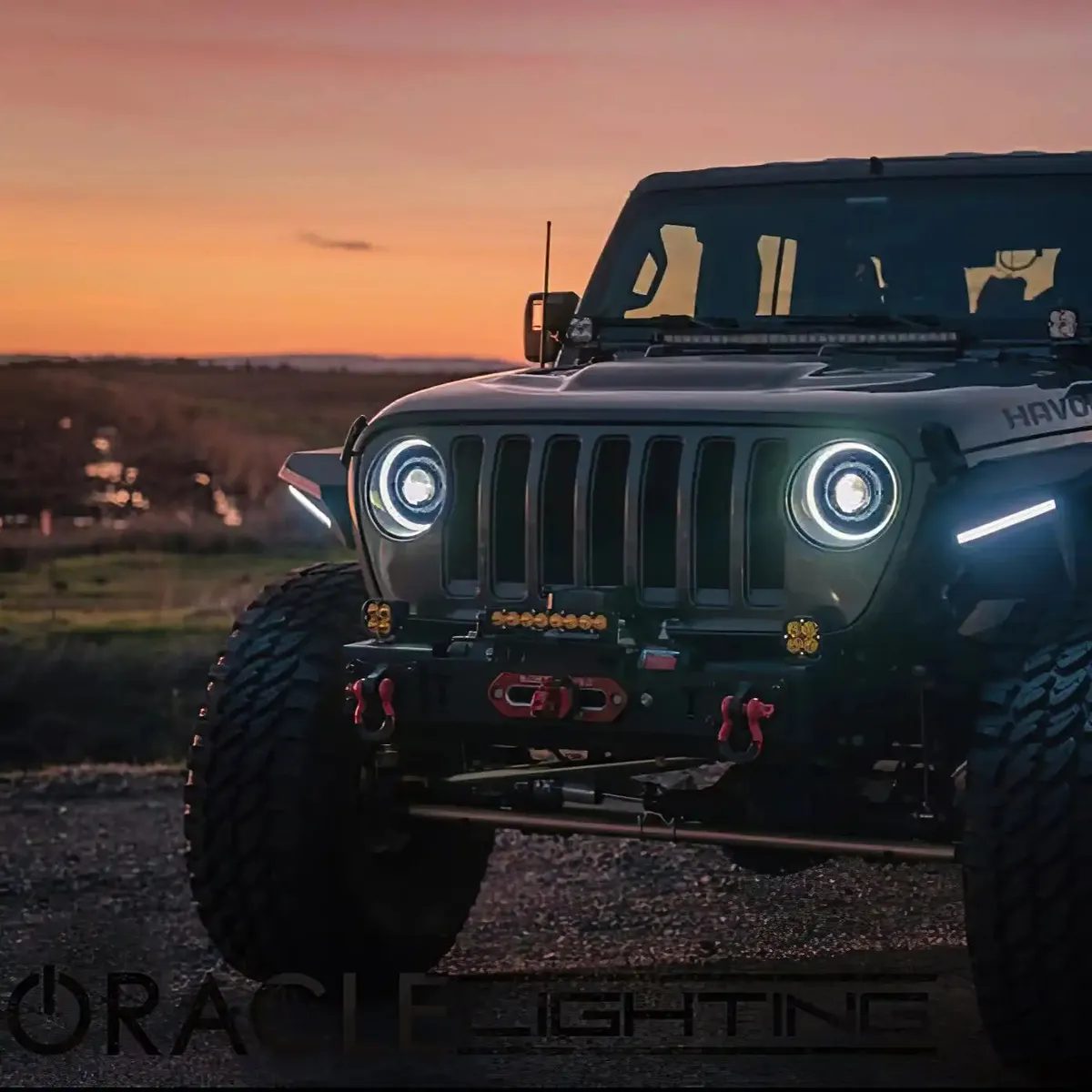 Oculus™ Bi-LED Projector Headlights for Jeep Wrangler JL/ Gladiator JT product image