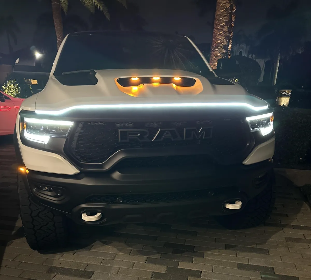 Recon High Powered White LED Under Hood DRL Light Strip With Start-Up Sequence in 59 Length product image