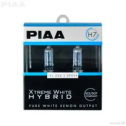 PIAA H7 Xtreme White Hybrid Replacement Bulb; 12V; 55W; 3900K; Twin Pack;