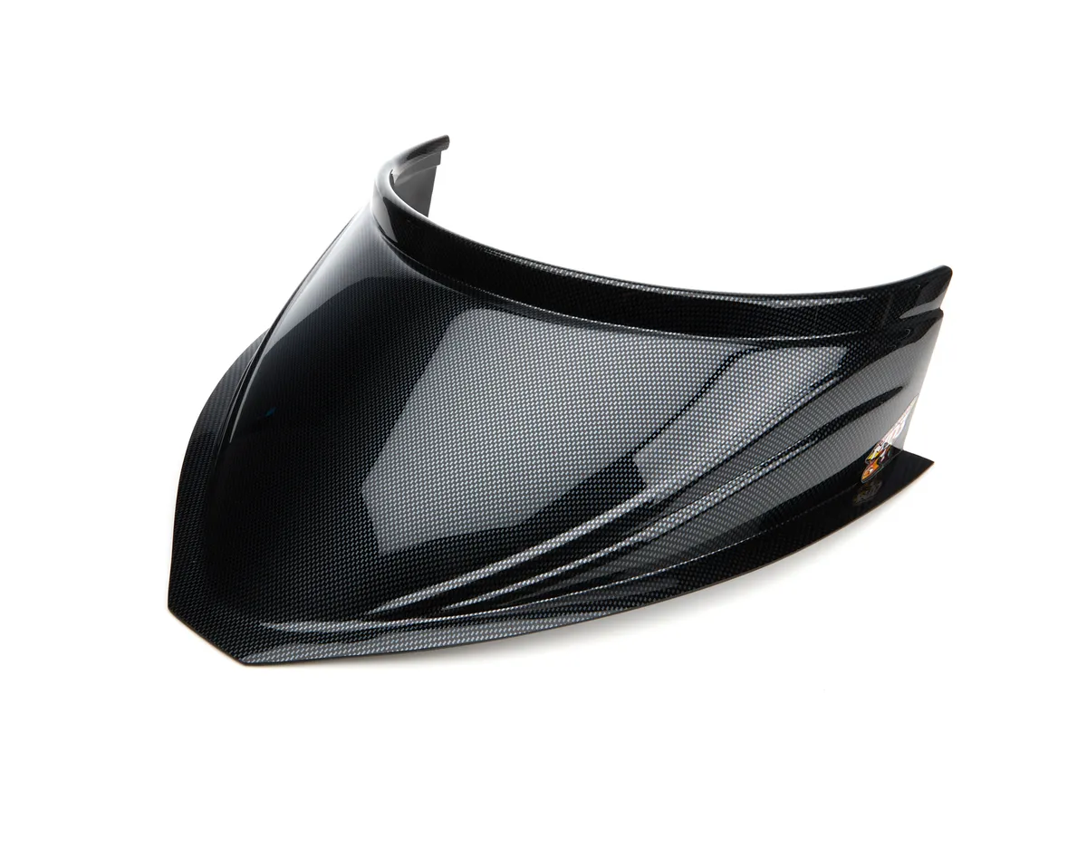 FiveStar MD3 Hood Scoop 5in Tall 18in Wide Curved CF look