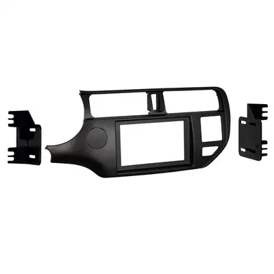 Metra Electronics Custom Fit Mounting Kit; ISO Double DIN Radio Provision; Incl.: Radio Housing Trim Panel/Radio Brackets/Start-Stop Switch And Airbag Light Blank Plate/Screws;