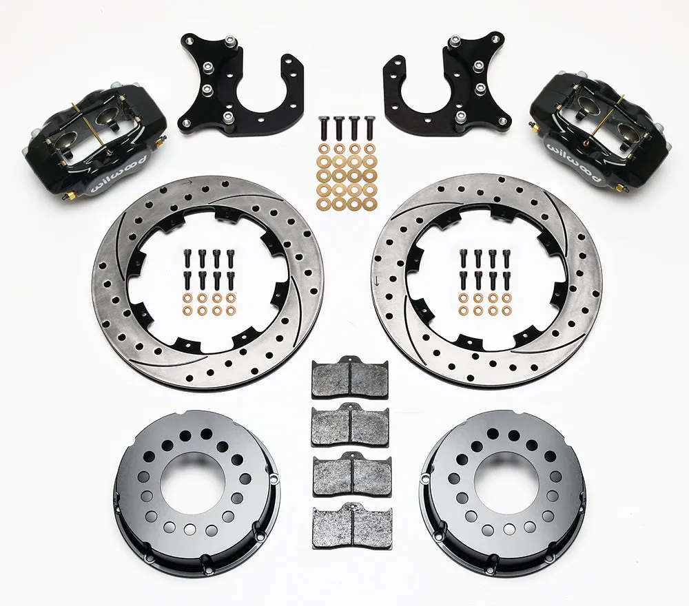 Wilwood FDLI PS Rear Kit Drilled Red New Big Ford 2.50in Offset product image