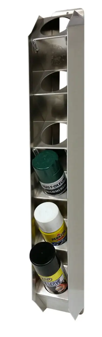Pit-pal Products Aerosol Spray Can Shelf 6 Can Vert.