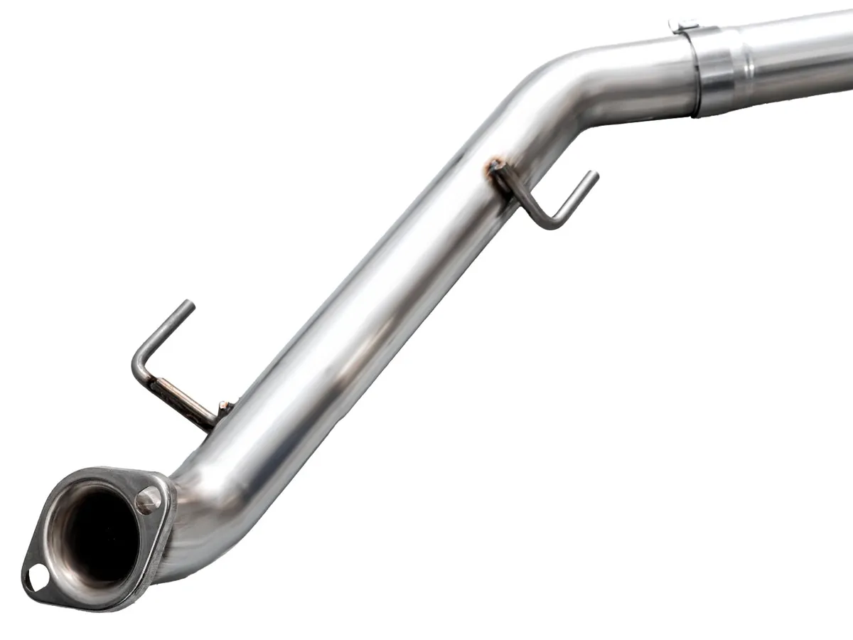 AWE 0FG Exhaust for 4th Gen Toyota Tacoma - Dual Chrome Silver Tips product image