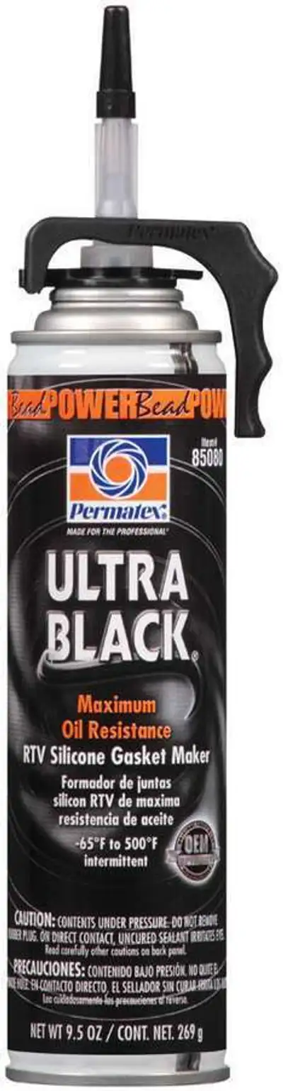 Permatex Ultra Black Rtv Silicone Gasket Maker 9.5oz Can