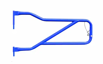 Steinjager Doors 2019 to Present Trail, Tubular Style Front Doors Southwest Blue