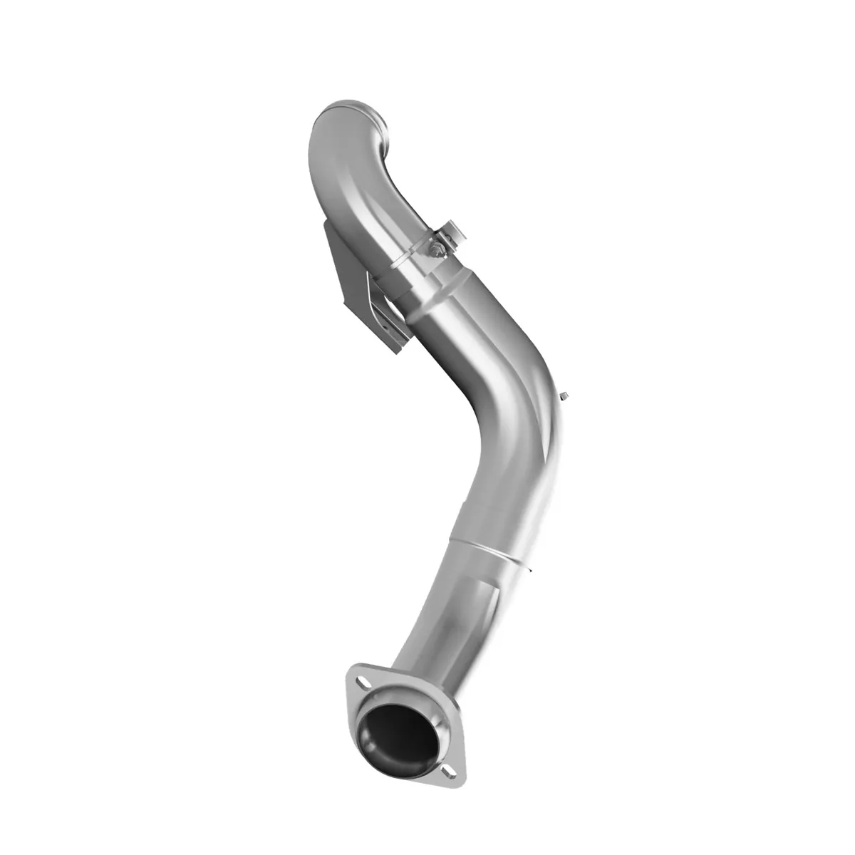 4 Inch Turbo Down Pipe Aluminized Steel For 15-16 Ford 6.7L Powerstroke Non Cab and Chassis Only MBRP product image