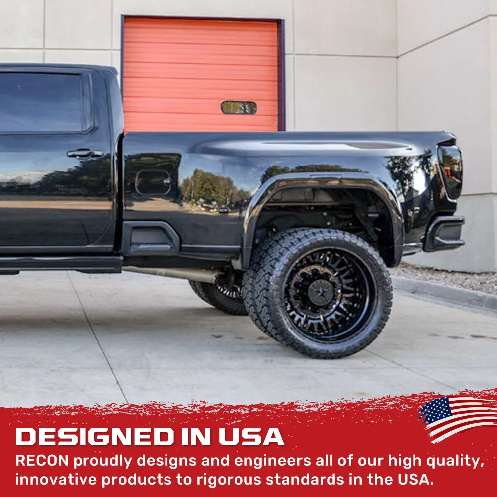 GMC Sierra & Chevy Silverado 15-25 (3rd & 4th Gen) Dually Fender Lights (4-Piece Set) - Multiple Lens & Colors product image