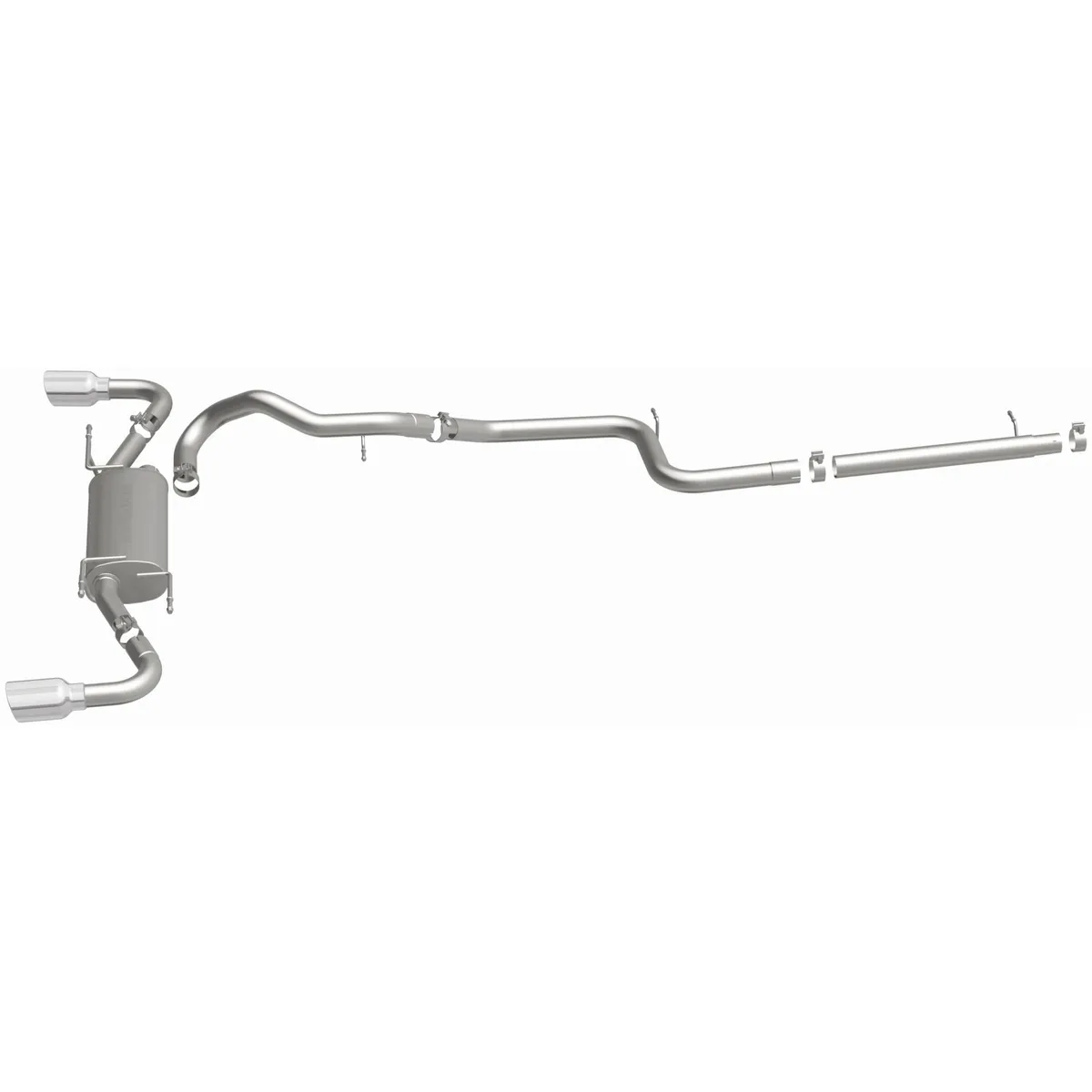 MagnaFlow 2010-2013 Mazda 3 2.5L Street Series Cat-Back Performance Exhaust System 15146 product image